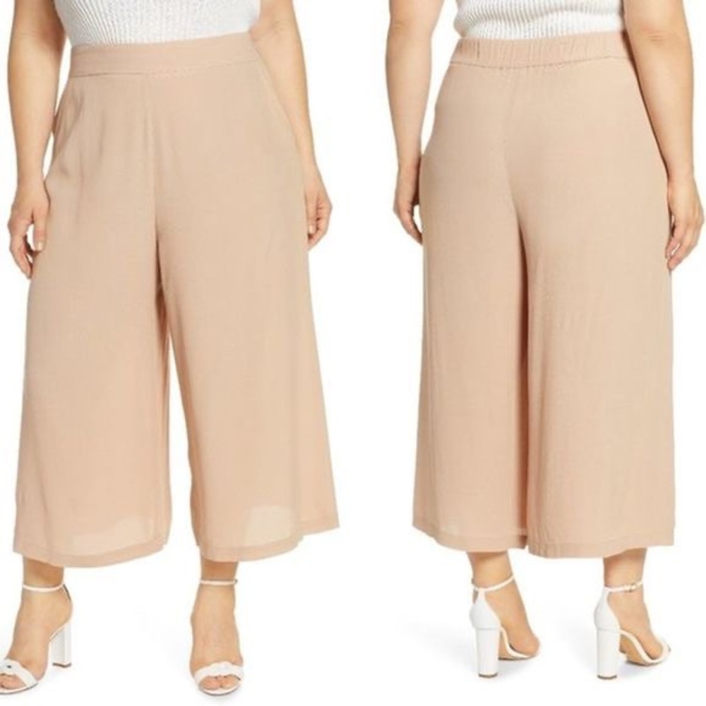 Leith Easy Crop High Rise Wide Leg Pant